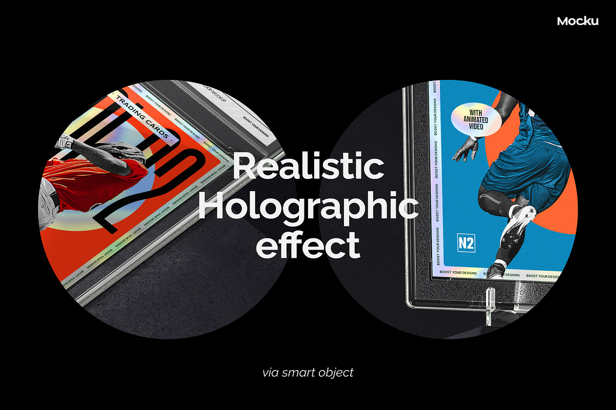 holographic card mockup Trading Video #03  Hello Mocku Holographic business card mockup with