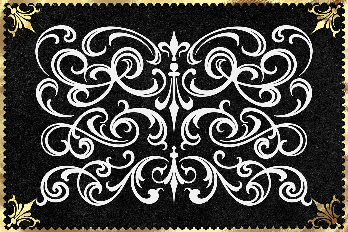 Crowers  luxury Blackletter, a Blackletter Font by dansdesign (Photo 7 of 8)