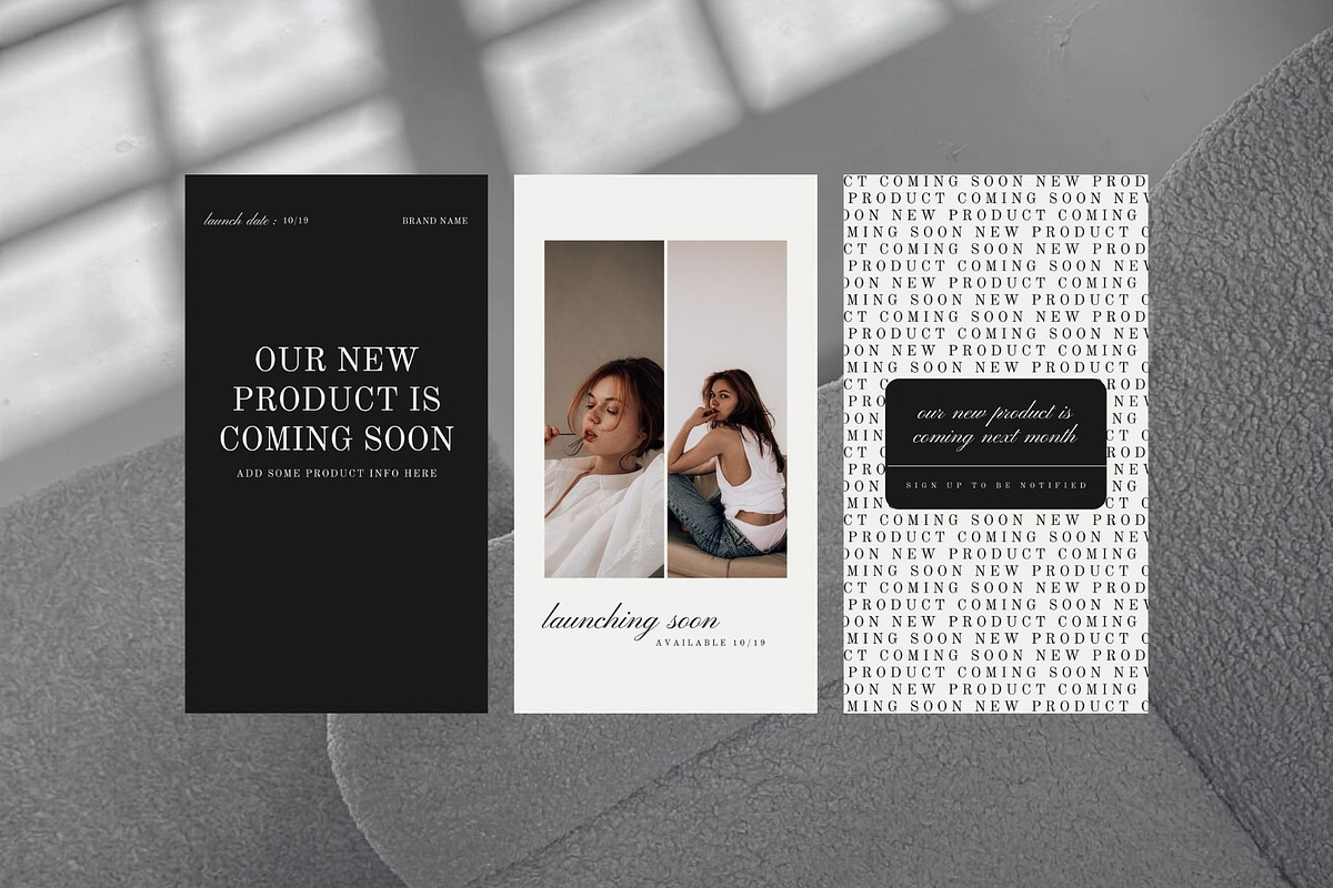 Launch Graphics Instagram Templates, a Marketing Template by Blush Created (Photo 5 of 15)