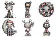 Whimsical Christmas Clipart, an Illustration by Daily.Designs (Thumbnail 3 of 5)