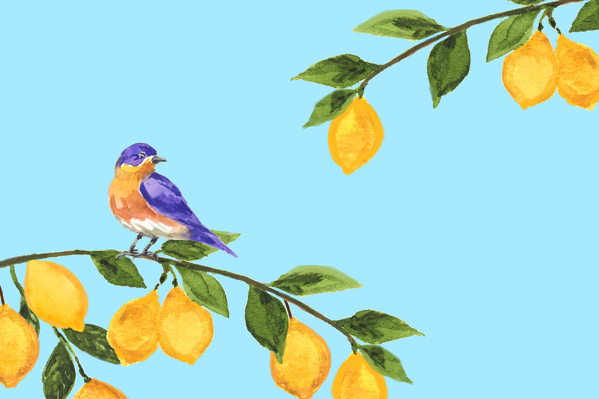 Watercolor Chinoiserie Topiary, an Illustration by RhianAwni (Photo 7 of 8)