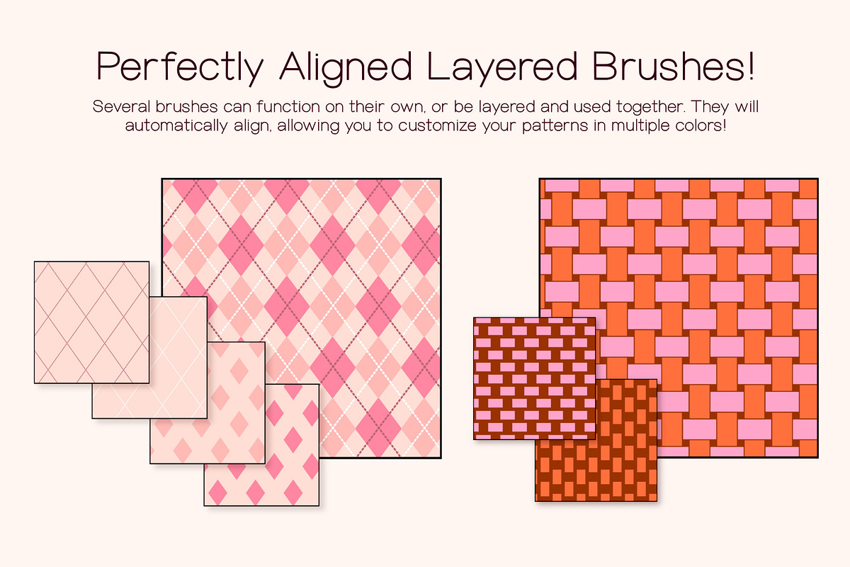 Classic Patterns | Procreate Brushes, a Brush Add-On by The Creative Bix (Photo 5 of 11)