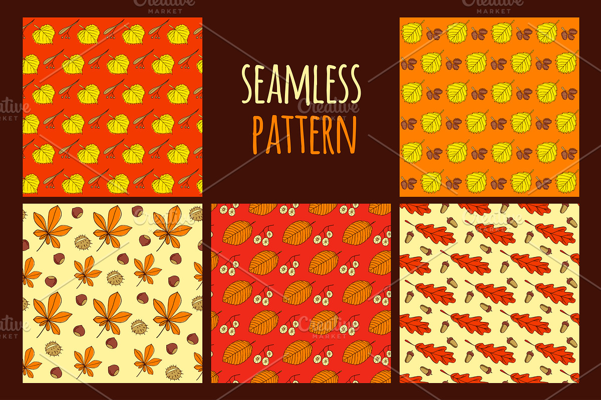 Leaves and seed - Autumn Collection, an Illustration by EvgeniaV (Photo 3 of 3)