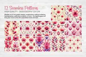 Whispers Of Pink Seamless Patterns