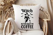 Halloween Witch Better Have My Coffe, an Illustration by DreamCafeArt (Thumbnail 6 of 7)