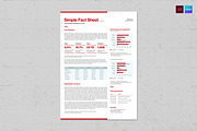 Simple Fact Sheet, a Flyer Template by BrandPacks (Thumbnail 1 of 4)