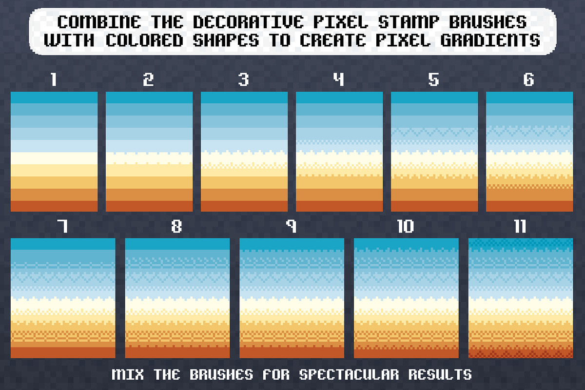 Pixel Perfect - 8-bit Tool Kit, a Brush Add-On by The Artifex Forge (Photo 13 of 14)