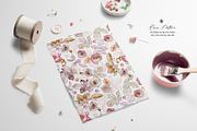 Watercolor Roses Pattern, a Pattern Graphic by Webvilla Studio (Thumbnail 6 of 7)