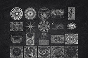 Procreate astrology brushes - stamps, a Brush Add-On by Endete & Mazak brushes (Thumbnail 6 of 10)