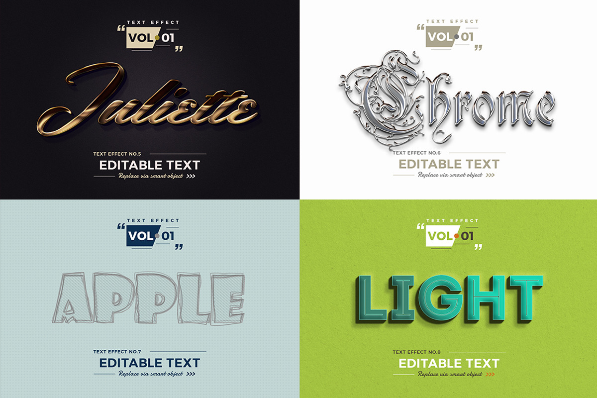 Photoshop Text Effects Volume 1, a Layer Style Add-On by Marvel (Photo 2 of 10)