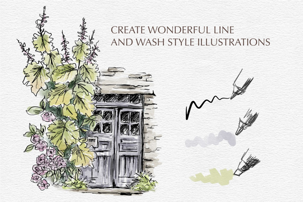 Mimic Markers for Procreate, a Brush Add-On by SketchWerx (Photo 2 of 11)