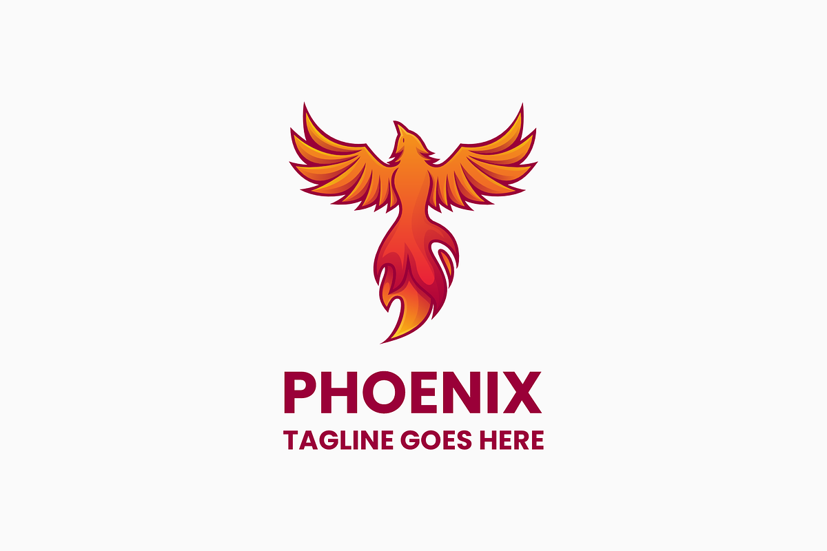 Phoenix Simple Mascot Logo, a Branding & Logo Template by Artnivora.Std