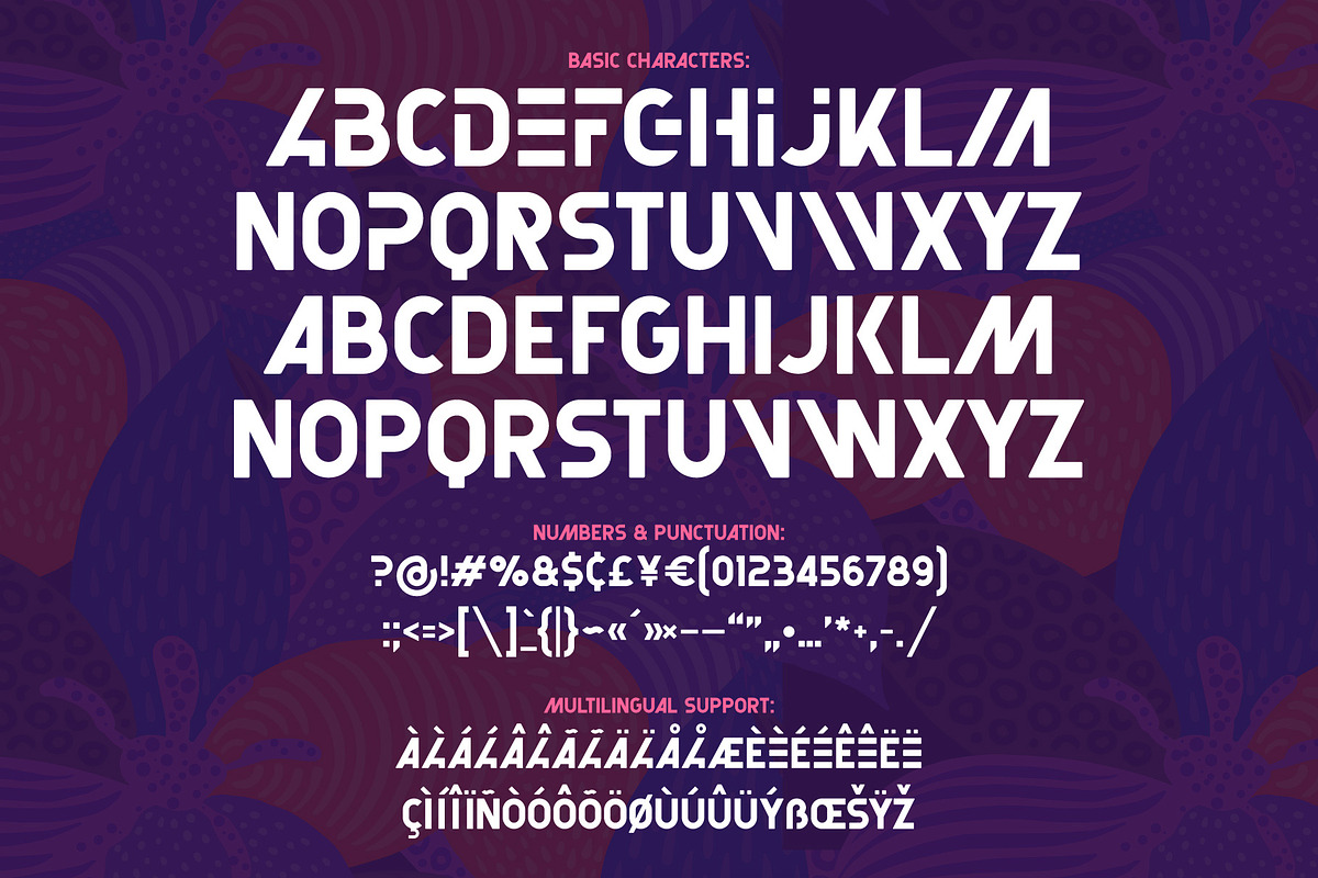Florry font & graphics. preview 4