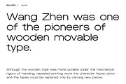 BALARM - a clean, wide sans typeface, a Sans Serif Font by Catkie - Digital Art (Thumbnail 6 of 14)