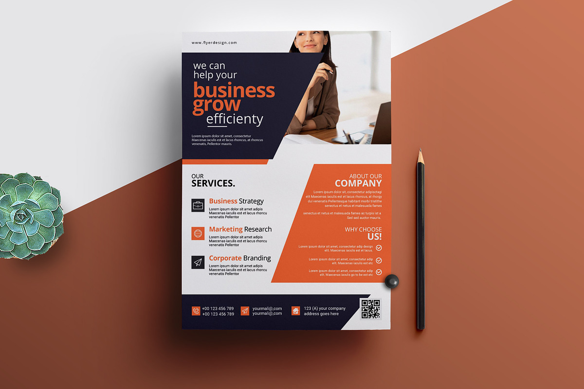 Corporate Business Flyers Bundle, a Flyer Template by evgenystudio (Photo 7 of 27)