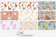 70 (kids) deer seamless pattern, a Pattern Graphic by Poppy Lane Studio (Thumbnail 7 of 10)