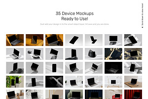 Device Mockups - IPhone And MacBook