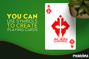 Playing Card Vector Symbols, an Illustration by pixaroma (Thumbnail 2 of 3)
