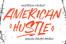 American Hustle - Brush Font