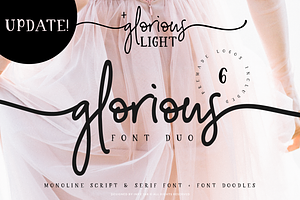 Glorious Font Duo + Extras - UPDATE!