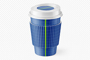 Coffee Cup & Paper Holder PSD Mockup, a Cups & Container Mockup by LoopAll (Thumbnail 4 of 5)
