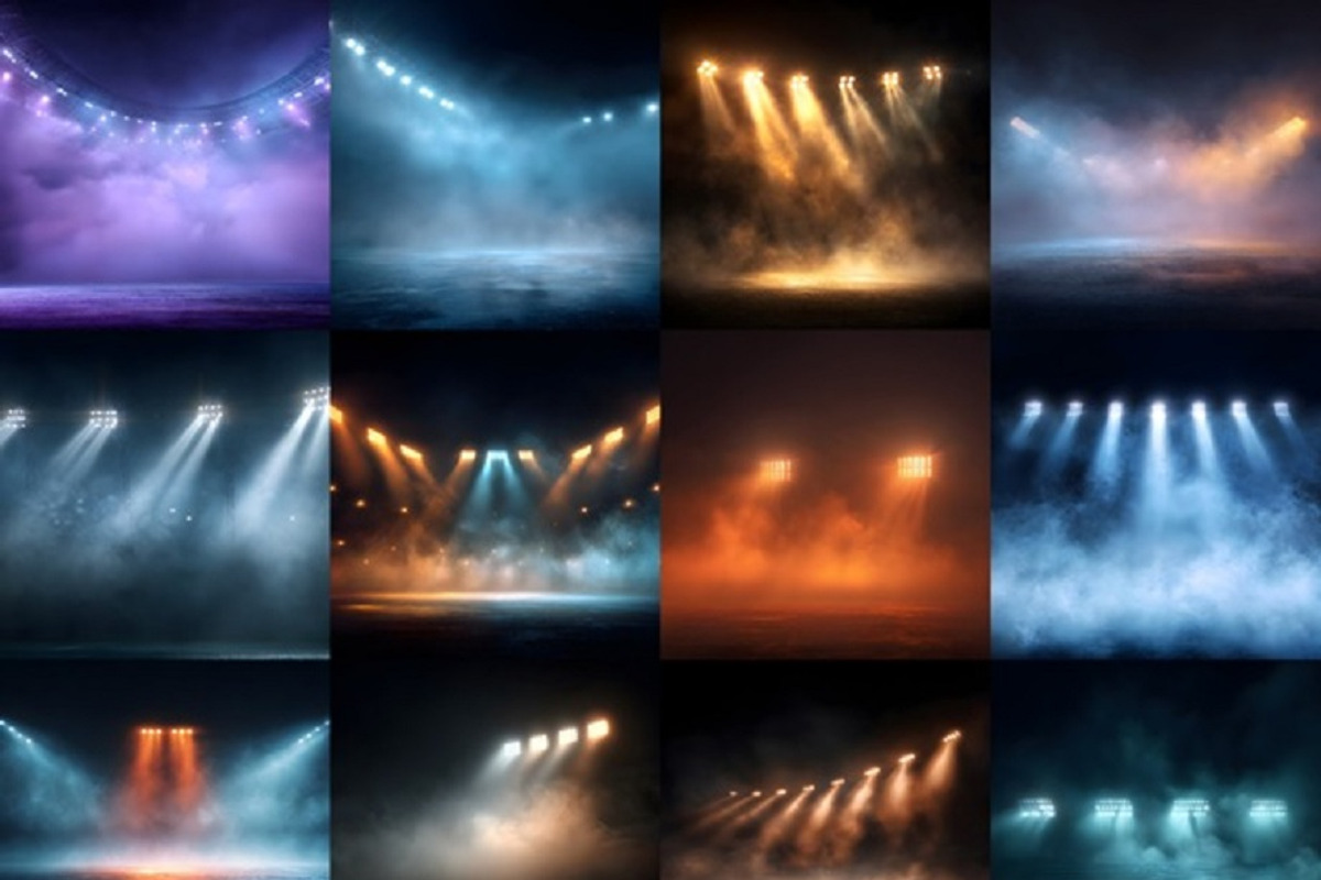 Friday Night Lights Stadium Backdrop, a Background Graphic by Walllow Creatives (Photo 3 of 4)