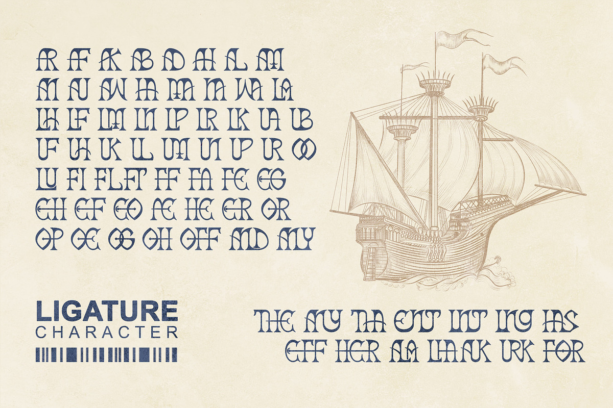 Eldrune - Fantasy Serif Font, a Serif Font by Letterara (Photo 12 of 14)