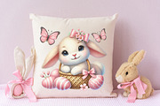 Easter clipart bundle rabbit bunny p, an Illustration by RobertsArt (Thumbnail 6 of 7)