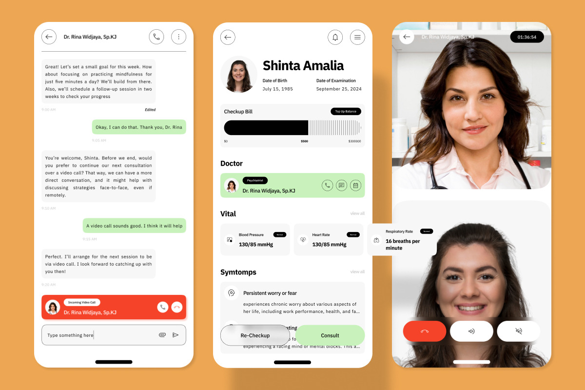 Tibb - Healthcare Mobile App, an App Template by twinstd (Photo 3 of 5)