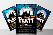 Halloween Party Flyers Bundle, a Flyer Template by AfzaalGraphics (Thumbnail 13 of 19)