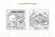 Merry Christmas Coloring Pages, a Decorative Illustration by Coco Bloom (Thumbnail 4 of 4)