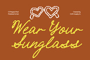CS Megara Pixel, a Script Font by Craft Supply Co. (Thumbnail 5 of 8)