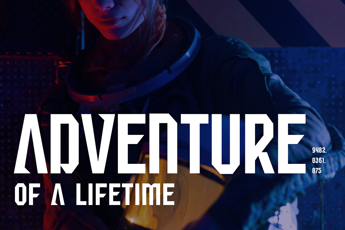 Isagi Blue- Futuristic Typeface, a Font by Lurinzu Studios (Photo 10 of 10)