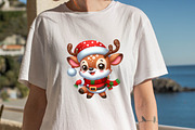 Baby Deer Christmas Sublimation Clip, an Illustration by SVGArt (Thumbnail 5 of 8)