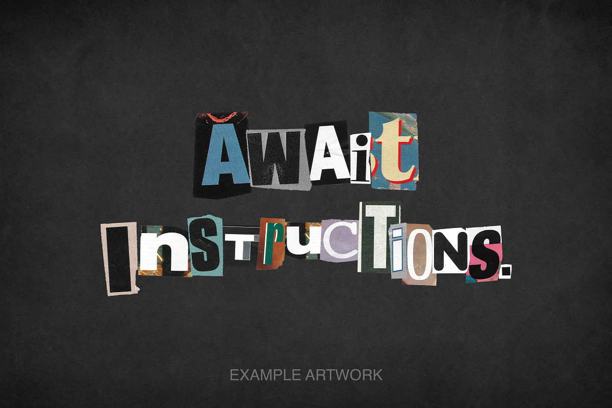 Alphabet Cut-Outs (450+ Assets), an Object Graphic by Cocoloris Co. (Photo 6 of 8)