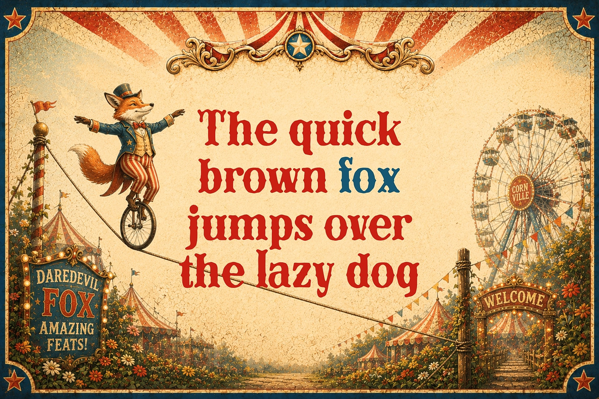 Cornville - Carnival Typeface, a Sans Serif Font by HipFonts (Photo 4 of 9)