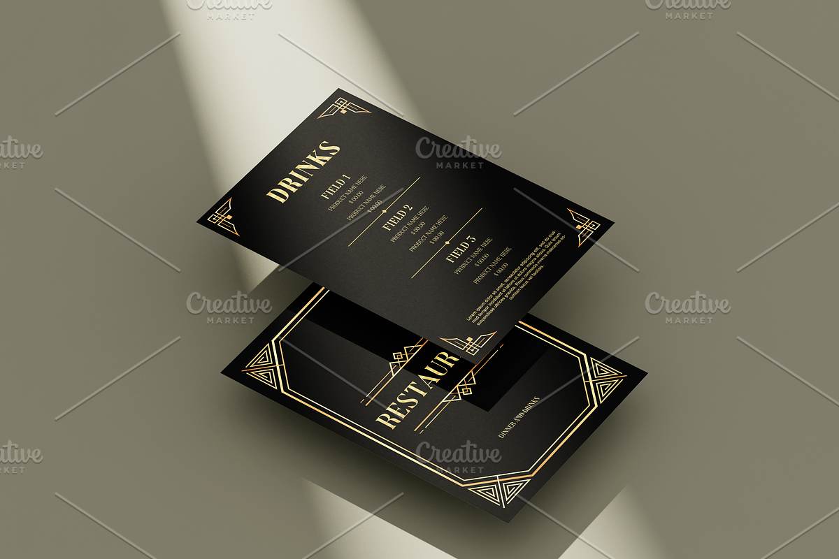 Elegant Menu, a Brochure Template by Tzochko (Photo 4 of 4)