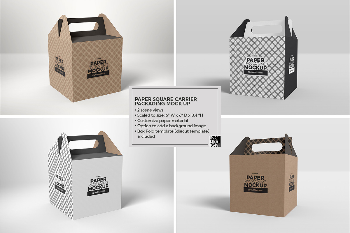 VOL.1 Paper Box Packaging Mockups, a Packaging Mockup by INCDesign (Photo 6 of 22)