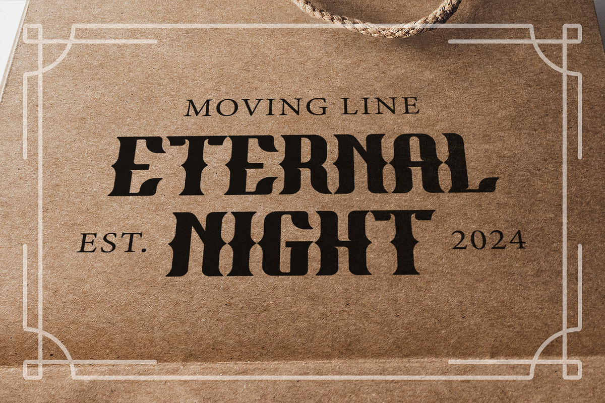 Night Life Modern Gothic, a Blackletter Font by Gumrega Studio (Photo 2 of 7)
