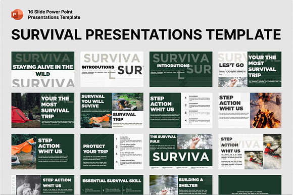 SURVIVAL TRIP PRESENTATION TEMPLATE preview 5