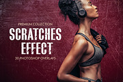 Scratches Effect Photoshop Overlays, a Plug-in Add-On by FixThePhoto (Thumbnail 1 of 34)