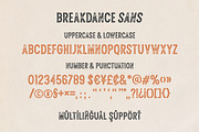 Breakdance Vintage Font, a Sans Serif Font by trustha (Thumbnail 7 of 9)