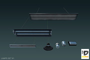 Lamps - Big Pack, an Object 3D Model by 3DCaster (Thumbnail 7 of 10)