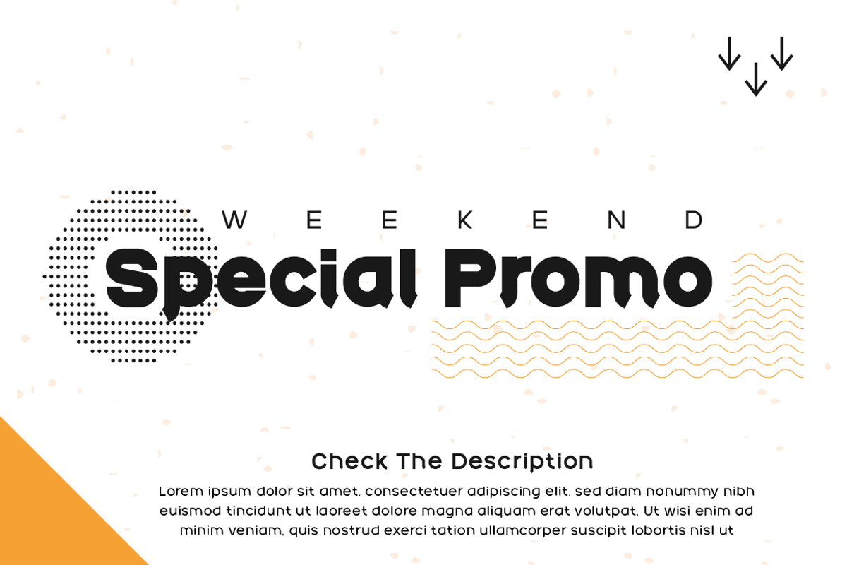 Gadeg, a Sans Serif Font by twinstd (Photo 4 of 11)