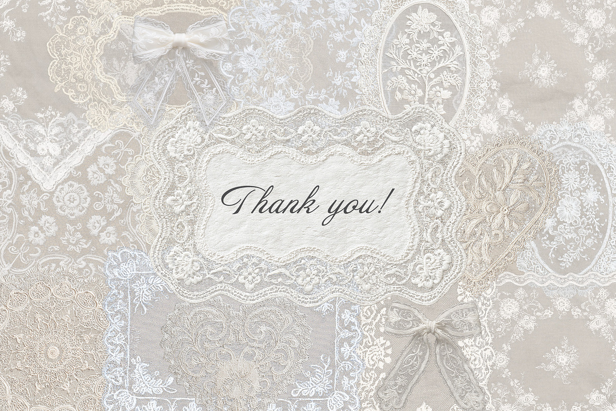 Vintage Lace Collection, an Object Graphic by NatalieArtShop (Photo 9 of 9)