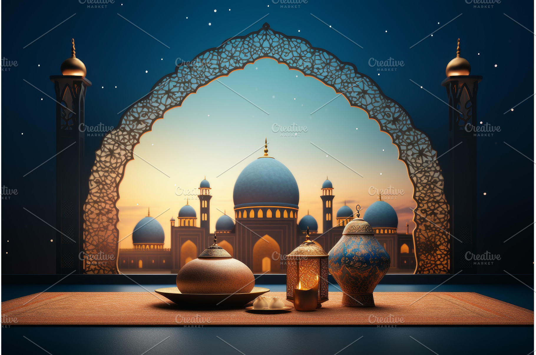 Festive Ramadan day mockup, a Holiday Photo by Ylivdesign