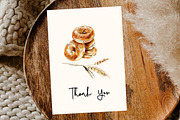 Watercolor Sourdough Bread Clipart, a Food Illustration by SvetaArtStore (Thumbnail 6 of 6)