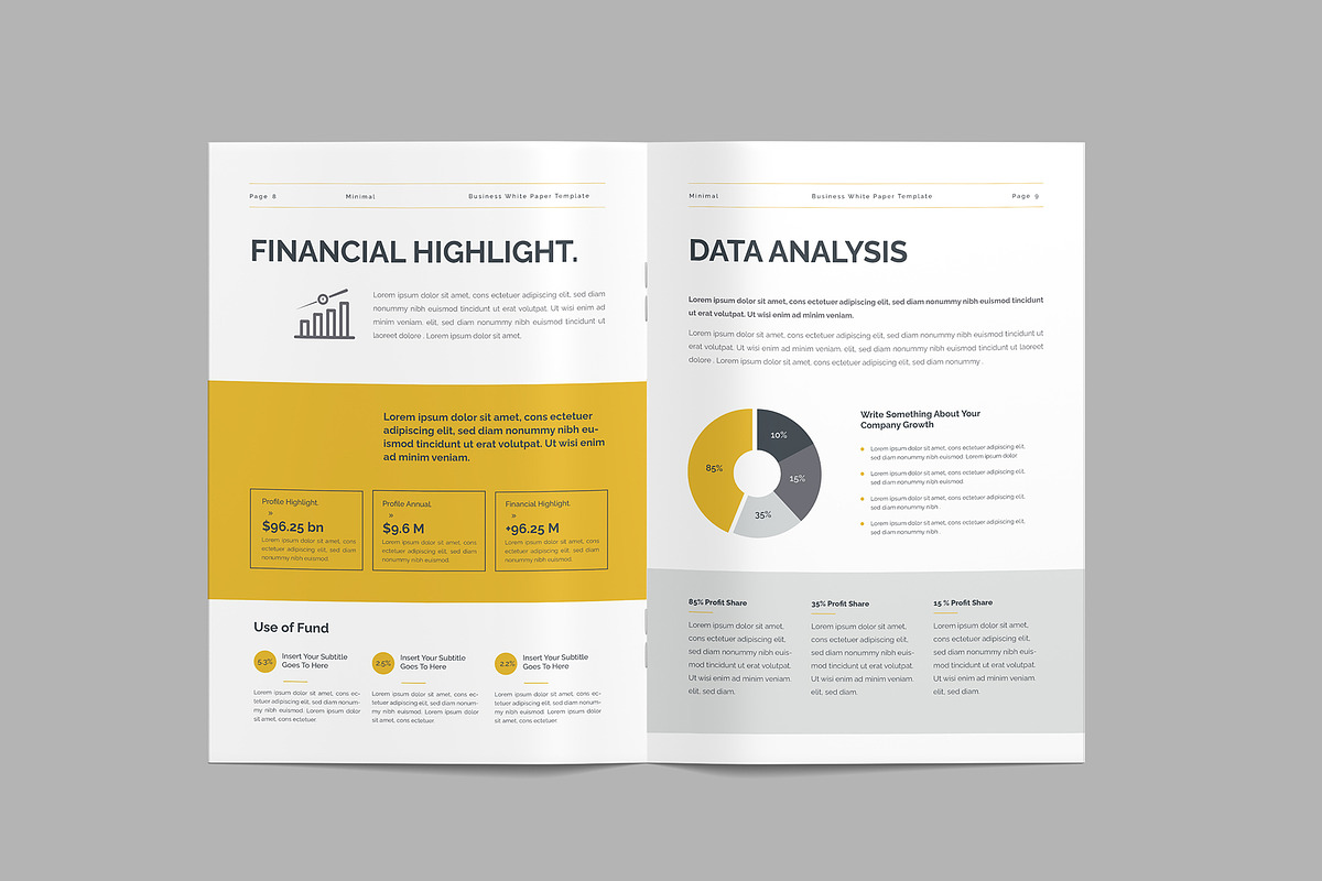 Whitepaper Template, a Brochure Template by afsar.hossain (Photo 3 of 9)