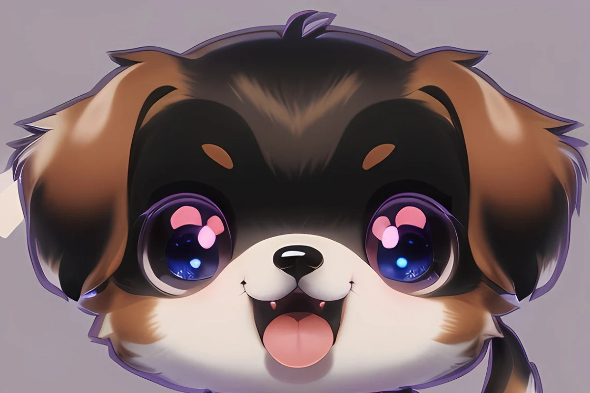 Procreate Cute Chibi Dogs Stamps, a Brush Add-On by OneBerryCreations (Photo 4 of 9)