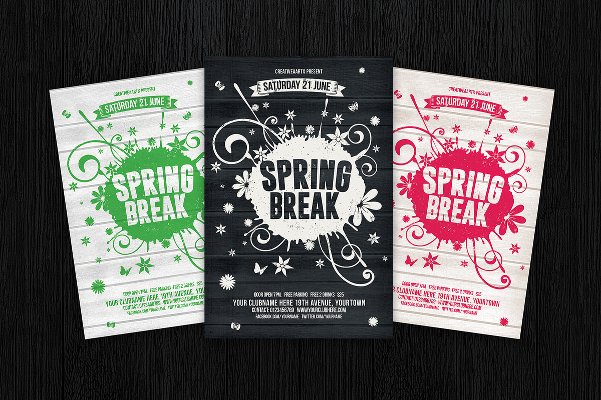 Spring Flyer Template, a Templates & Theme by DesignWorkz